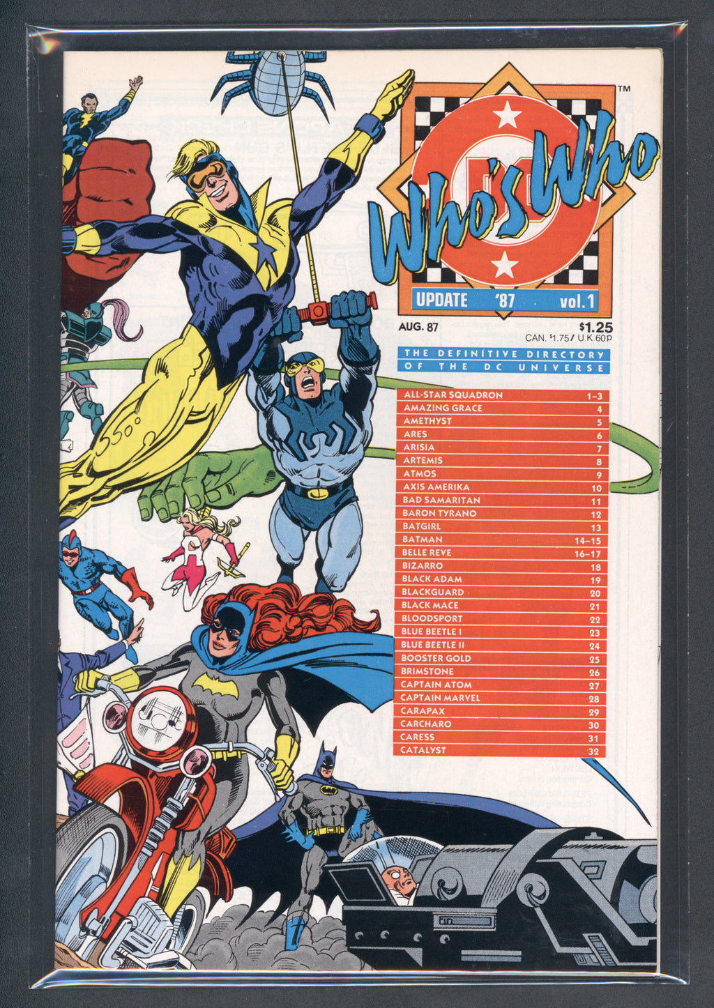 7BAP Uncirculated - Who's Who in the DC Universe Vol 1 1987 – 7 Bucks a Pop