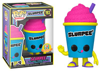 Slurpee (Black Light, Pink, Ad Icons) 193 - 7-Eleven Exclusive