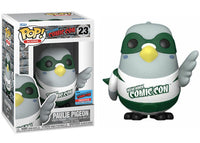 Paulie Pigeon (White, New York Comic Con, Icons) 23 - 2021 NYCC Exclusive /1500 made  [Damaged: 7.5/10] **Broken Insert, Paint Flaw**
