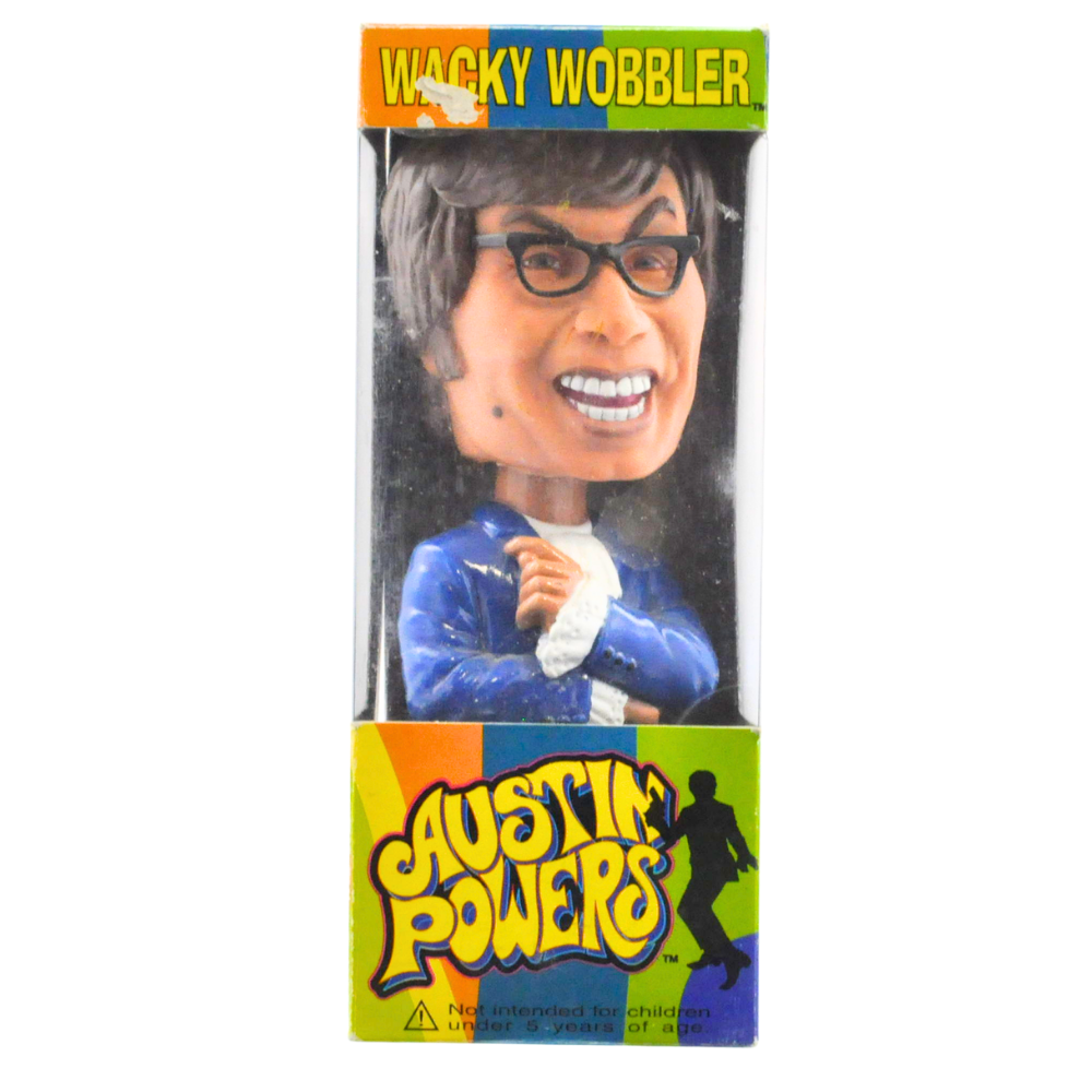 【FUNKO WACKY WOBBLER】Austin Powers 2体セット Funko Wacky Wobbler Austin Powers Blue Suit – 7 Bucks a Pop