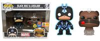 Black Bolt (Glow in the Dark) & Lockjaw (Teleporting, Two Stickers) 2-pk - 2018 SDCC/Previews Exclusive [Damaged: 7.5/10]