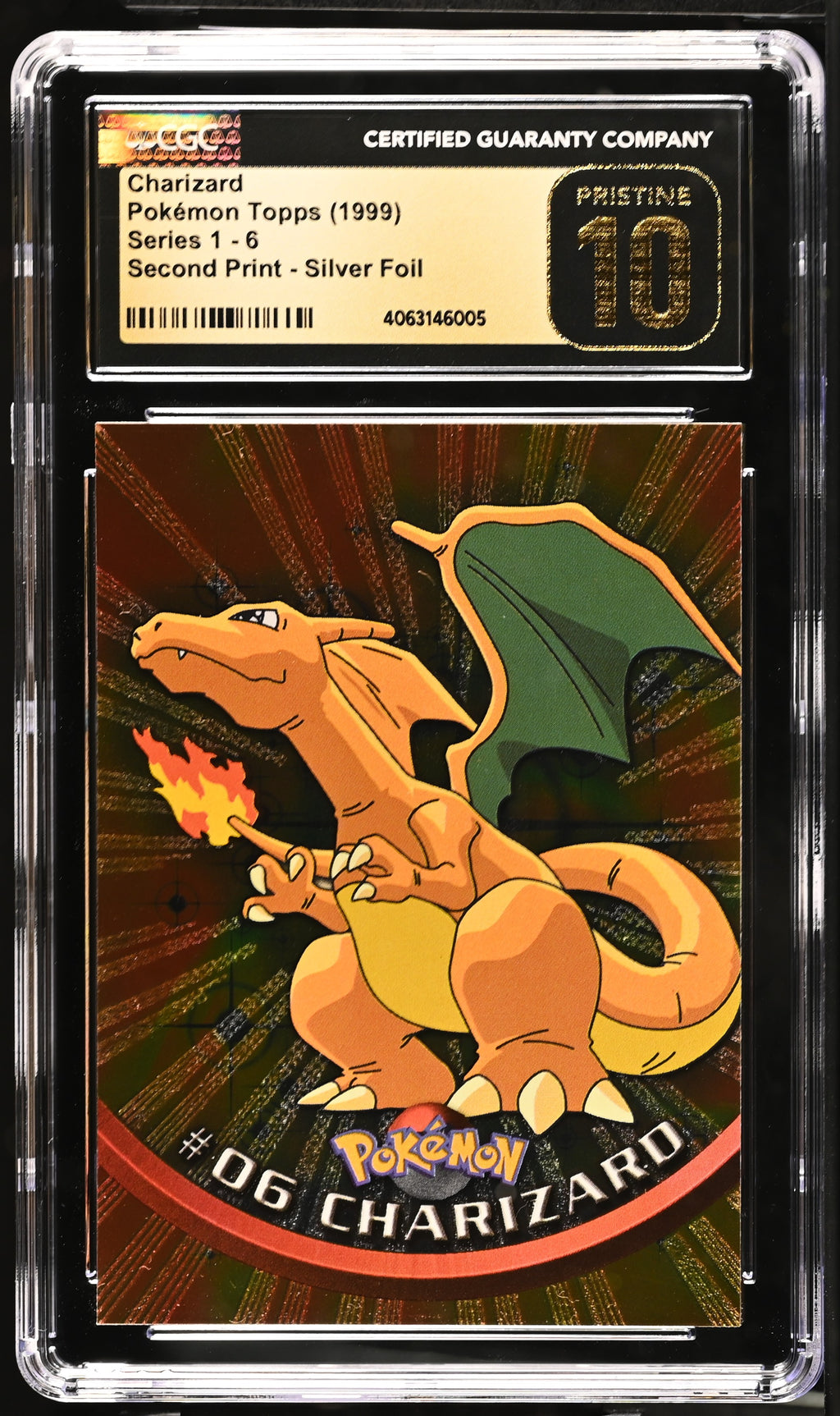 1999 pokemon topps cards Vintage the First Movie Stage 2 (4 Cards) 1999 Topps Series 1 Charizard