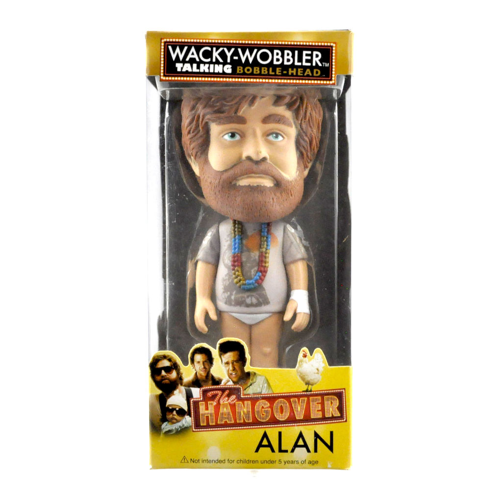 Funko Wacky Wobbler Alan Talking, The Hangover – 7 Bucks a Pop