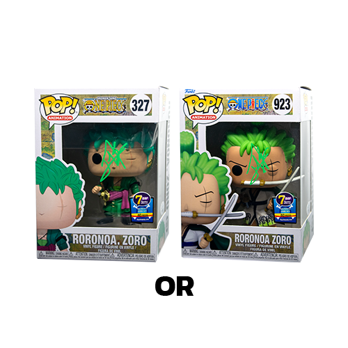 Mackenyu Signed Zoro Funko Pop - 7BAP Signature Series – 7 Bucks a Pop