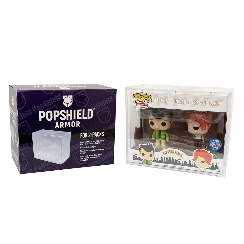 PopShield Armor Hard Case for 2-Pack Funko Pops | 7 Bucks a Pop