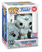 Freddy Funko (Green & Brown, Art Series) SE - 2021 Funko Fundays Box of Fun /1000 Made  [Damaged: 7.5/10