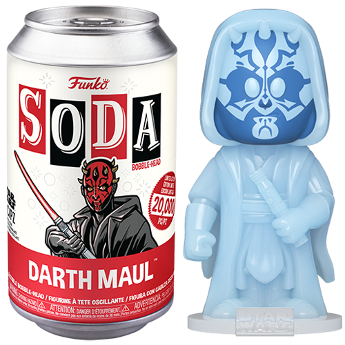 Funko Soda Darth Maul (Holographic, Opened) **Chase, Dented** 7 Bucks