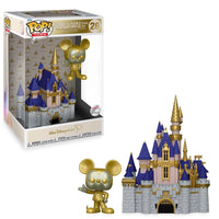 Cinderella Castle & Mickey Mouse (Gold, Town, 10-Inch) 26 - Disney Parks Exclusive [Condition: 7/10]