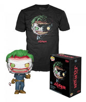 The Joker (Death of the Family, Glow in the Dark) and Joker T-Shirt (L, Sealed) 273 - Hot Topic Exclusive  [Box Condition: 7/10]