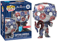 Captain America (White, The Avengers, Artist Series, No Stack) 32 - Target Exclusive [Damaged: 7/10]