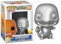 Charmander (Silver Metallic, Pokémon) 455 - 25th Anniversary Exclusive [Damaged: 7.5/10]