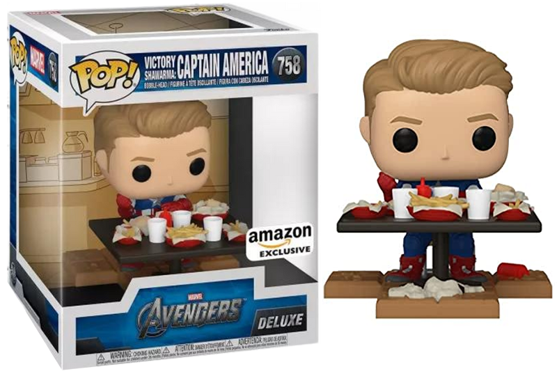 アメコミ Victory Shawarma Captain America Victory Shawarma: Captain America Deluxe, Avengers #758 Funko Pop