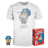 Cap'n Crunch Pocket Pop w/T-Shirt (S, Sealed) - Funko Shop Exclusive  [Box Condition: 7/10]