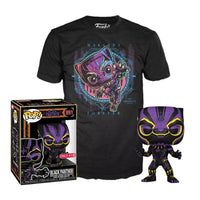 Black Panther (Black Light) w/T-Shirt (XL, Sealed) 891 - Target Exclusive [Box Condition: 7.5/10]