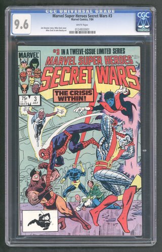 Marvel Super Heroes Secret Wars #3 (7/84) Graded CGC 9.6