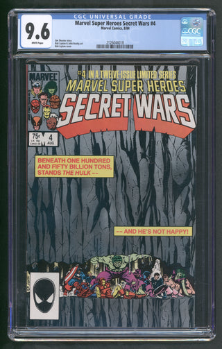 Marvel Super Heroes Secret Wars #4 (8/84) Graded CGC 9.6