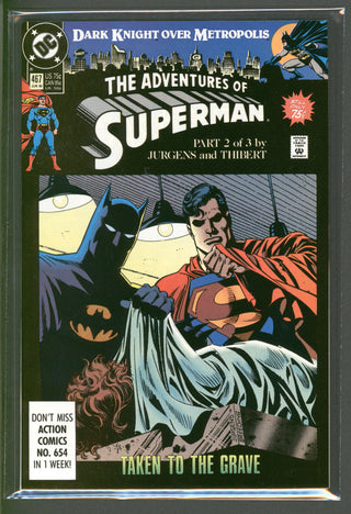 7BAP Uncirculated - The Adventures of Superman #467 feat Batman (1990)