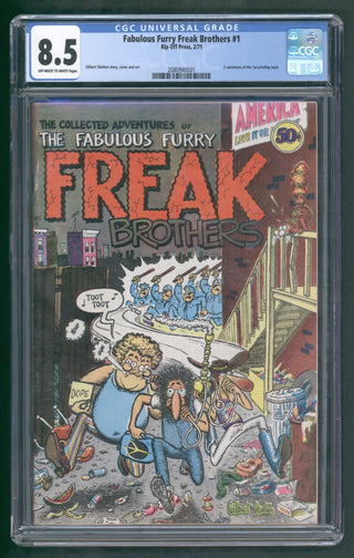 Fabulous Furry Freak Brothers #1 (2/71) Graded CGC 8.5