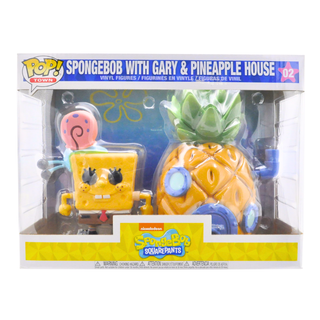 * Funko Pop! Spongebob with Gary & Pineapple House (Town) 02