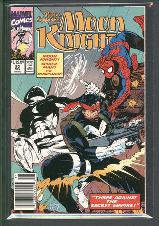7BAP Uncirculated - Marc Spector: Moon Knight #20 feat Spider-Man Punisher (1989)