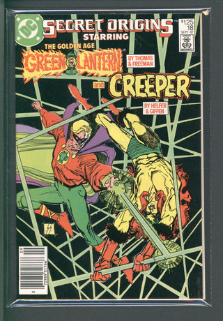 7BAP Uncirculated - Secret Origins #18 feat Green Lantern & The Creeper (1987)