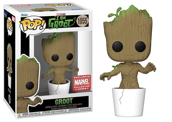 Groot (w/ Cracked Pot, I Am Groot) 1055 - Marvel Collectors Corps Excl ...