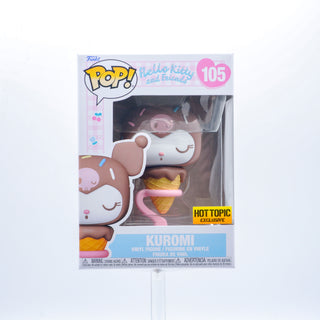 * Funko Pop! Kuromi (Ice Cream, Sanrio) 105 – Hot Topic Exclusive Vinyl Figure in PopShield Protector