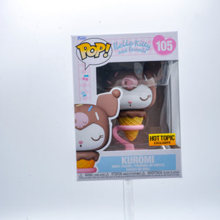 * Funko Pop! Kuromi, Ice Cream, Sanrio 105 – Hot Topic Exclusive Vinyl Figure in PopShield Protector