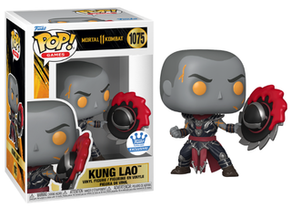 Funko Pop! Kung Lao, Fatality, Mortal Kombat 11, Funko Shop Exclusive 1075 Vinyl Figure in PopShield Protector
