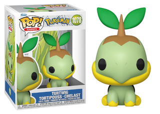 Funko Pop! Turtwig, Pokémon 1078 Vinyl Figure in PopShield Protector