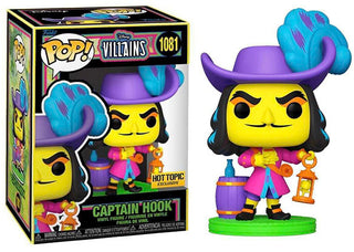 Captain Hook (Black Light, Villains) 1081 - Hot Topic Exclusive (Missing Sticker)