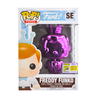 Set of 9 Chrome Freddy Funkos including Gold /24