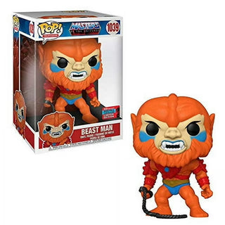Funko Pop! Beast Man, 10-Inch, Masters of the Universe 1039 2020 - Fall Convention Exclusive Vinyl Figure [Light Damage]