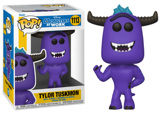 Funko Pop! Tylor Tuskmon, Monsters At Work 1113 Vinyl Figure in PopShield Protector