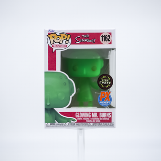 * Funko Pop! Glowing Mr. Burns Translucent, Glow in the Dark, The Simpsons 1162 – Previews Exclusive **Chase**
