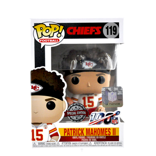 * Funko Pop! Patrick Mahomes II (White Jersey, Kansas City Chiefs, NFL) 119 – Special Edition Exclusive