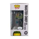 Steve Downes Signed Pop - Master Chief with Energy Sword 11 - Gamestop Exclusive - JSA Authenticated