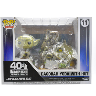 * Funko Pop! Dagobah Yoda with Hut Town 11