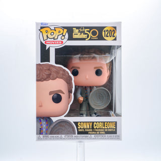 * Funko Pop! Sonny Corleone with Trash Can Lid (The Godfather) 1202 Vinyl Figure in PopShield Protector
