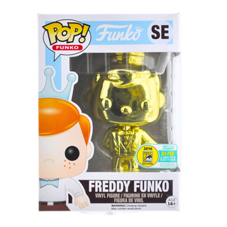 Set of 9 Chrome Freddy Funkos including Gold /24