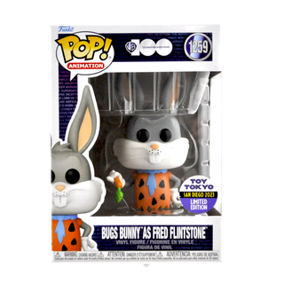 * Funko Pop! Bugs Bunny as Fred Flintstone (Looney Tunes) 1259 – Toy Tokyo SDCC 2023 Exclusive