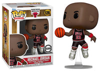 Michael Jordan (#23 Jersey, Black Pinstripes, Chicago Bulls, NBA) 126 - Foot Locker Exclusive