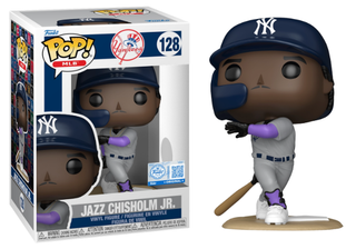 Funko Pop! Jazz Chrisholm Jr, MLB 128 - Funko Shop Exclusive Vinyl Figure in PopShield Protector