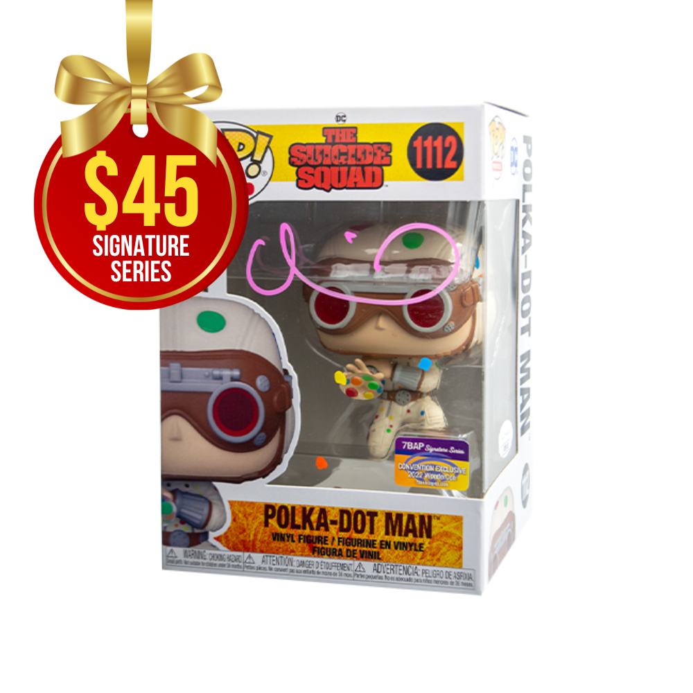 Polka-Dot Man AUTOGRAPHED 2024 Funko Pop