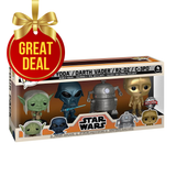 Star Wars Concept Series 4-Pack Yoda, Darth Vader, R2-D2, C-3PO - Special Edition Exclusive