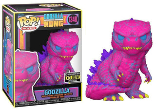 Godzilla (Black Light, Godzilla VS Kong) 1348 - Entertainment Earth Exclusive