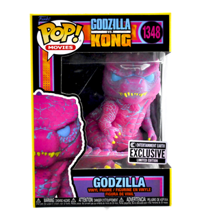 * Funko Pop! Godzilla (Black Light, Godzilla VS Kong) 1348 – Entertainment Earth Exclusive