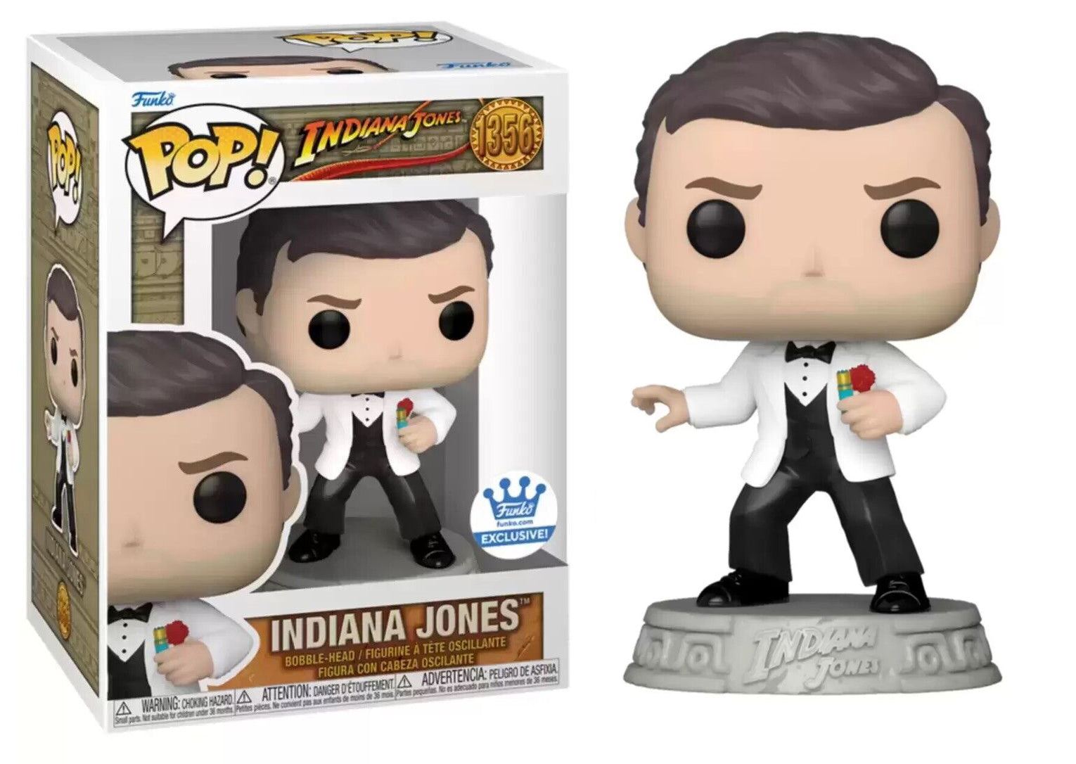 Indiana Jones (White Suit) 1356 - Funko Shop Exclusive [Damaged: 6/10]