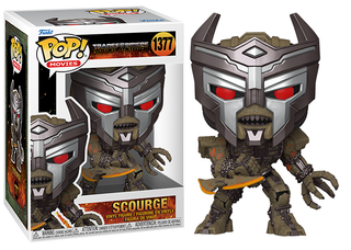 Funko Pop! Scourge Transformers 1377 Vinyl Figure in PopShield Protector
