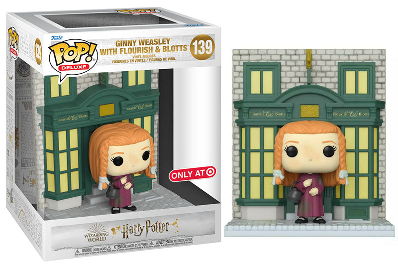 Funko POP! Deluxe Harry Potter Ginny Weasley with Flourish & Blotts #139  Exclusive